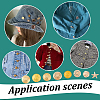 8 Styles Brass & Alloy Shank Buttons BUTT-PH0001-32B-6