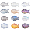 72Pcs 12 Styles Electroplate Glass Beads EGLA-PA0001-24-7