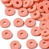 Eco-Friendly Handmade Polymer Clay Beads CLAY-R067-6.0mm-B19-1