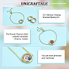 Unicraftale DIY Memory Floating Bracelet Making Kit DIY-UN0004-41G-5