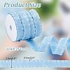 24.5~25 Yards Polyester Ruffled Ribbon SRIB-AR0001-11B-2
