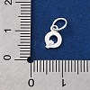 925 Sterling Silver Letter Charms STER-C012-01S-Q-3