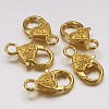 Tibetan Style Heart Lobster Claw Clasps K08Y0012-1