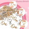 40Pcs 2 Colors Alloy Swivel Snap Hook Clasps FIND-FS0004-73B-3