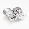 Tarnish Resistant 304 Stainless Steel Magnetic Clasps X-STAS-F130-18P-2