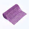 Plastic 24 Rows Rhinestone Mesh Wrap Roll LS-AJEW-WH0066-02F-1