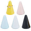5Pcs 5 Colors Ceramics Ring Display Stands RDIS-FH0001-02-1