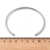 304 Stainless Steel Cuff Bangles BJEW-D388-01C-P-5