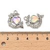 Platinum Alloy Glass Pendants FIND-Z068-03P-3