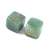 4Pcs 4 Styles Natural Green Aventurine Display Decorations G-F786-03A-05-2