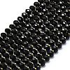 Natural Black Onyx Beads Strands G-P573-A18-01-2