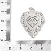 Brass Micro Pave Cubic Zirconia Pendants KK-A241-02P-3