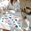 PET Hollow Out Drawing Painting Stencils DIY-WH0391-0624-5