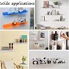 U-Shaped Acrylic Wall-mounted Display Stands LS-ODIS-WH0038-01-5