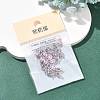 SHEGRACE Brass Pave Cubic Zirconia Oval Connector Charms XGRQ2O046-437B-P-6