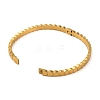 Ion Plating(IP) 304 Stainless Steel Hinged Bangles for Women BJEW-D048-11G-3