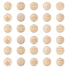 100Pcs 10 Style Unfinished Natural Wood European Beads WOOD-TA0001-55-2