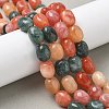 Dyed Natural Malaysia Jade Beads Strands G-P528-I08-01-5