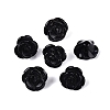 Natural Obsidian Carved Beads G-Q601-40A-1