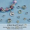 Unicraftale 90Pcs 6 Style 201 Stainless Steel Tube Bails STAS-UN0036-39-3