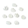 300Pcs 6 Styles Plastic Imitation Pearl Beads OACR-CJ0002-46-8
