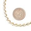 2Pcs 2 Colors 304 Stainless Steel Heart Link Chain Necklaces for Women NJEW-JN05898-3