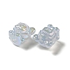 UV Plating Rainbow Iridescent Acrylic Beads LS-PACR-M002-01C-5