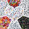1400Pcs 7 Styles Opaque & Transparent Acrylic Beads MACR-YW0003-34-1