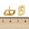 Brass Stud Earring Findings KK-F891-06G-3