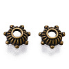 Tibetan Style Zinc Alloy Bead Caps MLF0514Y-01-3