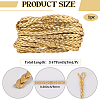 5M 3-Ply PU Leather Braided Cord LC-GF0001-12F-2