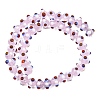 Handmade Bumpy Lampwork Beads Strands LA-CBA05D6-01-13-4