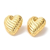 Rack Plating Brass Stud Earrings EJEW-B062-31G-1