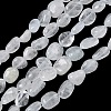 Natural Quartz Crystal Rock Crystal Beads Strands G-C286-A31-3