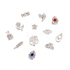 Cheriswelry 60Pcs 12 Colors Zinc Alloy Cabochons MRMJ-CW0001-02-2