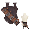 PU Leather Medieval Scabbard Belt Warrior with Sword Storage AJEW-WH0567-87-1