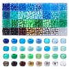 960Pcs 32 Style Transparent & Opaque Plastic Beads KY-YW0001-43-1