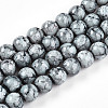 Baking Paint Glass Beads Strands DGLA-N003-10mm-A06-1