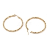 PVD Vacuum Plating 201 Stainless Steel Hoop Earrings EJEW-I309-62D-G-2