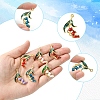 12Pcs 12 Styles Alloy Enamel Pendants ENAM-FS0001-89-3