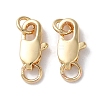 Rack Plating Brass Lobster Claw Clasps X-KK-F090-24LG-01-1