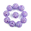 10Pcs Opaque Acrylic Beads OACR-YW0003-35M-1