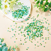 4 Strands 4 Colors AB Color Plated Opaque Glass Beads Strands GLAA-TADJ0001-20A-5
