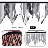 1 Yard Glass Fringe Trimming AJEW-PH0006-69-2