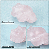 Torch Natural Rose Quartz Display Decorations DJEW-WH0042-08A-03-4