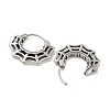 316 Surgical Stainless Steel Hoop Earrings EJEW-D096-08H-AS-2