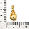 Rack Plating Brass Micro Pave Cubic Zirconia Pendants KK-L226-102G-A-3