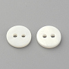 2-Hole Freshwater Shell Buttons LS-BUTT-S020-23-10mm-2