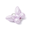Opaque Acrylic Imitation Pearl Beads Pendants PALLOY-JF04296-01-4