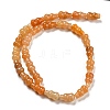 Natural Red Aventurine Beads Strands G-C039-A08-3